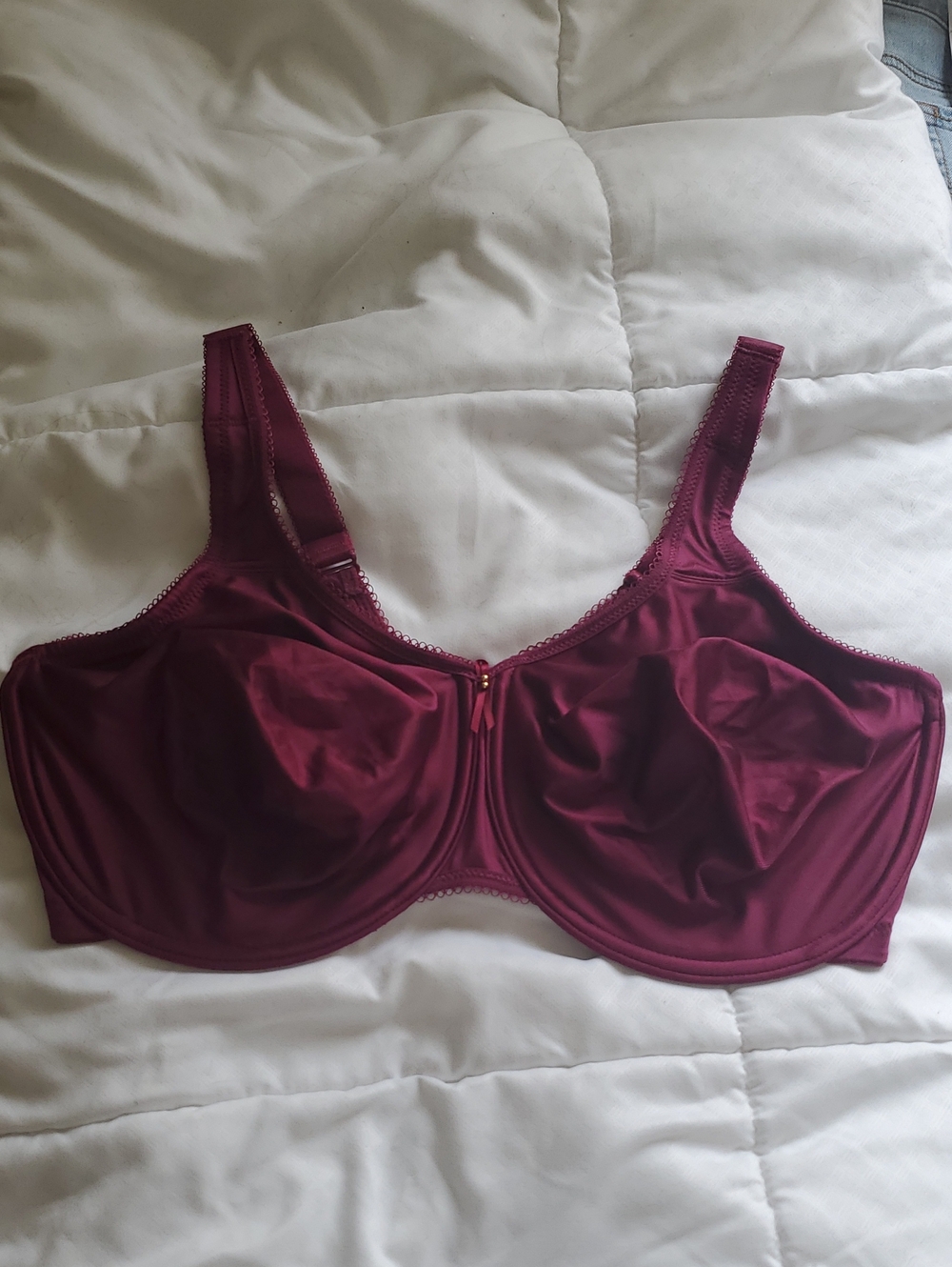 Wacoal Burgundy Full Coverage Underwire Bra